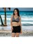 Kruvaze Desenli Şortlu Büyük Beden Bikini 5
