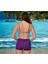 Kruvaze Desenli Şortlu Büyük Beden Bikini 3
