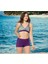 Kruvaze Desenli Şortlu Büyük Beden Bikini 5