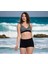 Kruvaze Desenli Şortlu Büyük Beden Bikini 2