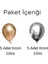Parlak Krom Gold ve Krom Gümüş Balon 10 Adet 2