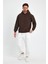 Kahverengi Hoodie, Oversize Sweatshirt, Erkek Hoodie 1
