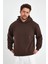 Kahverengi Hoodie, Oversize Sweatshirt, Erkek Hoodie 5