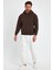 Kahverengi Hoodie, Oversize Sweatshirt, Erkek Hoodie 1