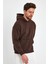 Kahverengi Hoodie, Oversize Sweatshirt, Erkek Hoodie 3