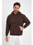 Kahverengi Hoodie, Oversize Sweatshirt, Erkek Hoodie 4