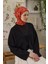 Eloıse Desen Pamuk Ipek Eşarp Kırmızı 1