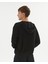 Siyah Erkek Fitilli Kapşonlu Hoodie 2