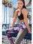 Gri Desenli Spor Tayt T116 1