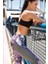 Gri Desenli Spor Tayt T116 2