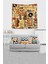 Turuncu Müzik Aletleri Leke Tutmaz Kadife Kumaş Duvar Örtüsü Duvar Halısı Tapestry 3