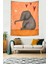 Fil ve Kuş Leke Tutmaz Kumaş Duvar Örtüsü Duvar Halısı Tapestry 3