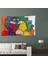 Kübik Çizim Portre Leke Tutmaz Kadife Dokulu Kumaş Duvar Örtüsü Duvar Halısı Tapestry 4