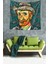 Van Gogh Portre Desen Leke Tutmaz Kadife Dokulu Kumaş Duvar Örtüsü Duvar Halısı Tapestry 2