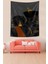 Siyah Kadın ve Erkek Leke Tutmaz Kumaş Duvar Örtüsü Duvar Halısı Tapestry 1