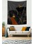 Siyah Kadın ve Erkek Leke Tutmaz Kumaş Duvar Örtüsü Duvar Halısı Tapestry 2