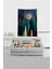 Mavi Güneşin Doğuşu Sunset Leke Tutmaz Kadife Kumaş Duvar Örtüsü Duvar Halısı Tapestry 2