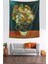 Van Gogh Vazodaki Karanfiller Leke Tutmaz Kumaş Duvar Örtüsü Duvar Halısı Tapestry 1