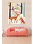 Ormandaki Geyik Baykuş Tavşan Leke Tutmaz Kumaş Duvar Örtüsü Duvar Halısı Tapestry 1