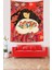 Gelincikler Çiçekler ve Huzurlu Kız Leke Tutmaz Kumaş Duvar Örtüsü Duvar Halısı Tapestry 2