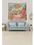 Bej The Sun Tarot Kartı Leke Tutmaz Kadife Kumaş Duvar Örtüsü Duvar Halısı Tapestry 3