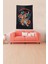 Siyah Independent Leopar Leke Tutmaz Kadife Kumaş Duvar Örtüsü Duvar Halısı Tapestry 1