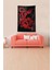 Siyah Kırmızı Ejderha Leke Tutmaz Kadife Kumaş Duvar Örtüsü Duvar Halısı Tapestry 1