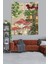 Ahududu ve Mantarlar Leke Tutmaz Kumaş Duvar Örtüsü Duvar Halısı Tapestry 3