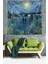 Van Gogh Yıldızlı Geceler Yürüyen Sevgililer Leke Tutmaz Kumaş Duvar Örtüsü Duvar Halısı Tapestry 2
