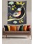 Limon Çiçekleri ve Daldaki Kuş Leke Tutmaz Kumaş Duvar Örtüsü Duvar Halısı Tapestry 1
