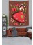 Çiçekler Içerisindeki Neşeli Kız Leke Tutmaz Kumaş Duvar Örtüsü Duvar Halısı Tapestry 2