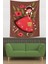 Çiçekler Içerisindeki Neşeli Kız Leke Tutmaz Kumaş Duvar Örtüsü Duvar Halısı Tapestry 3