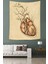 Kalpteki Tabiat Ve Kuş Yuvası Leke Tutmaz Kumaş Duvar Örtüsü Duvar Halısı Tapestry 2