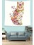 Floral Desen Kedi Leke Tutmaz Kumaş Duvar Örtüsü Duvar Halısı Tapestry 3