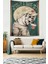 Güzel Bir Gün Kedi Temalı Leke Tutmaz Kumaş Duvar Örtüsü Duvar Halısı Tapestry 1