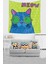 Kedi Desenli Sevimli Gözlüklü Kedi Leke Tutmaz Kadife Doku Kumaş Duvar Örtüsü Duvar Halısı Tapestry 2