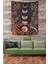 Ayın Evreleri Yıldızlar ve Çiçekler Leke Tutmaz Kumaş Duvar Örtüsü Duvar Halısı Tapestry 2