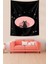 Siyah Sevimli Kedi Leke Tutmaz Kumaş Duvar Örtüsü Duvar Halısı Tapestry 3