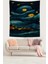 Van Gogh Yıldızlı Gece Tasarımlı Leke Tutmaz Kumaş Duvar Örtüsü Duvar Halısı Tapestry 1
