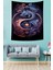 Sanatsal Ejderha Leke Tutmaz Kumaş Duvar Örtüsü Duvar Halısı Tapestry 3