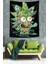 Rick And Morty Desen Leke Tutmaz Kadife Dokulu Kumaş Duvar Örtüsü Duvar Halısı Tapestry 2