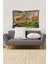 Sarı-Yeşil Mushroom Mantar Desenli Leke Tutmaz Kadife Kumaş Duvar Örtüsü Duvar Halısı Tapestry 2