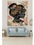 Zihindeki Kitaplık Kitap Okuyan Kız Temalı Leke Tutmaz Kumaş Duvar Örtüsü Duvar Halısı Tapestry 1