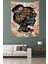 Zihindeki Kitaplık Kitap Okuyan Kız Temalı Leke Tutmaz Kumaş Duvar Örtüsü Duvar Halısı Tapestry 2