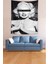 Marilyn Monroe Society Yazılı Leke Tutmaz Kumaş Duvar Örtüsü Duvar Halısı Tapestry 1