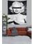 Marilyn Monroe Society Yazılı Leke Tutmaz Kumaş Duvar Örtüsü Duvar Halısı Tapestry 2