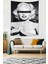 Marilyn Monroe Society Yazılı Leke Tutmaz Kumaş Duvar Örtüsü Duvar Halısı Tapestry 3