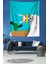 Sevimli Lama Ve Kaktüs Desenli Leke Tutmaz Kumaş Duvar Örtüsü Duvar Halısı Tapestry 1