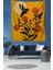 Sinek Kuşu Papatya Ve Ay Leke Tutmaz Kumaş Duvar Örtüsü Duvar Halısı Tapestry 1