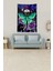 Multirenk Butterfly Kelebek Leke Tutmaz Kadife Kumaş Duvar Örtüsü Duvar Halısı Tapestry 2